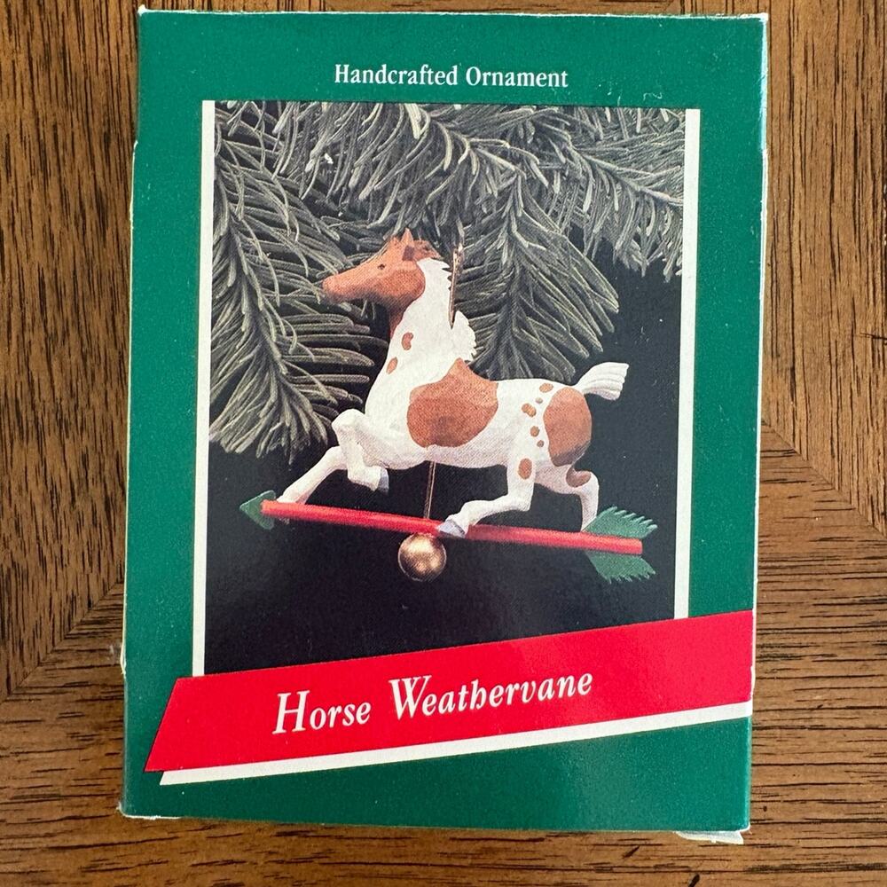 Vintage Hallmark Ornament: Horse Weathervane
